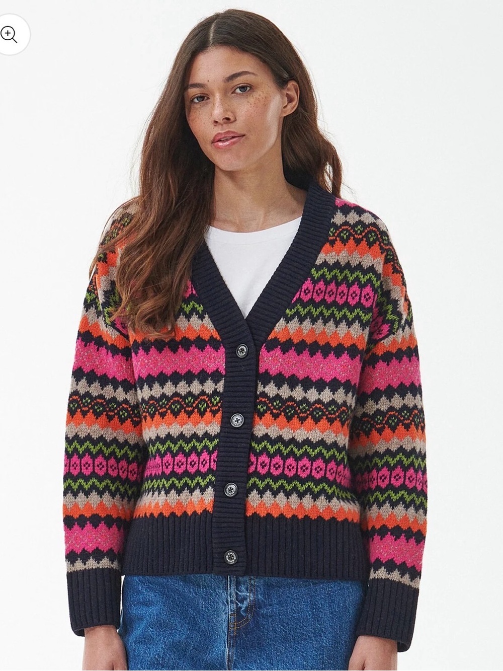 Barbour Redclaw Cardigan Wool Blend Sweater - #